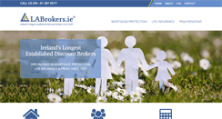Desktop Screenshot of labrokers.ie