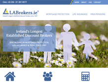 Tablet Screenshot of labrokers.ie